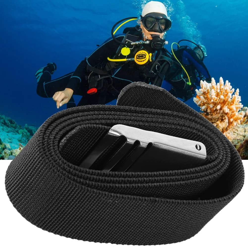 Underwater belt with Scuba Diving waist belt Diving Scuba Weight Belt waist belt with quick release stainless steel buckle