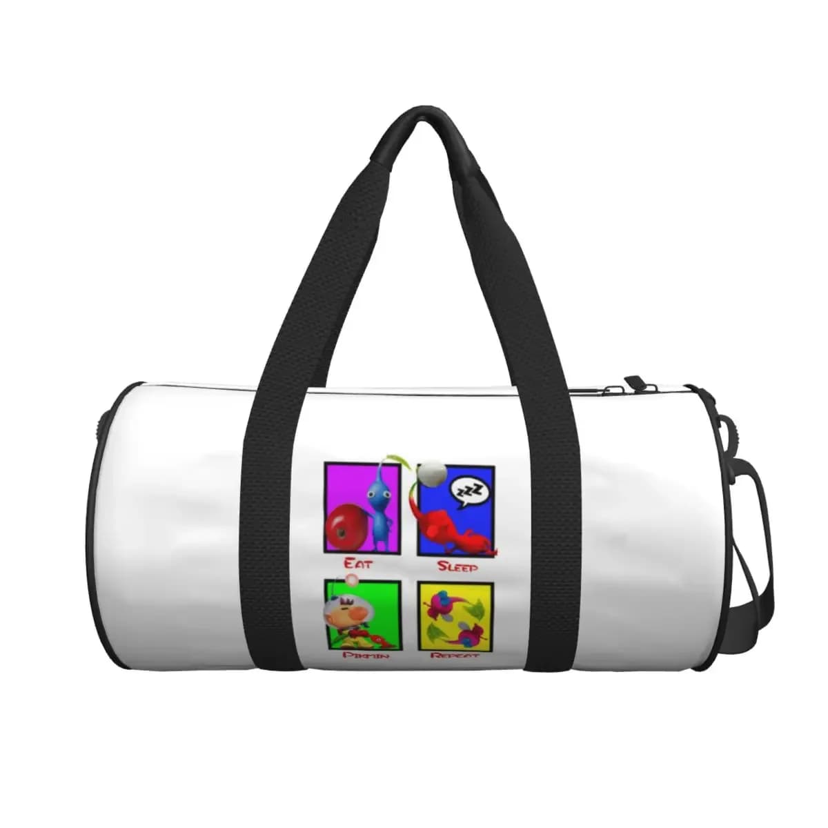 Eat Sleep Pikmin Repeat Borsa da palestra grande Borsone impermeabile Borse da viaggio Borse Borsa da fitness