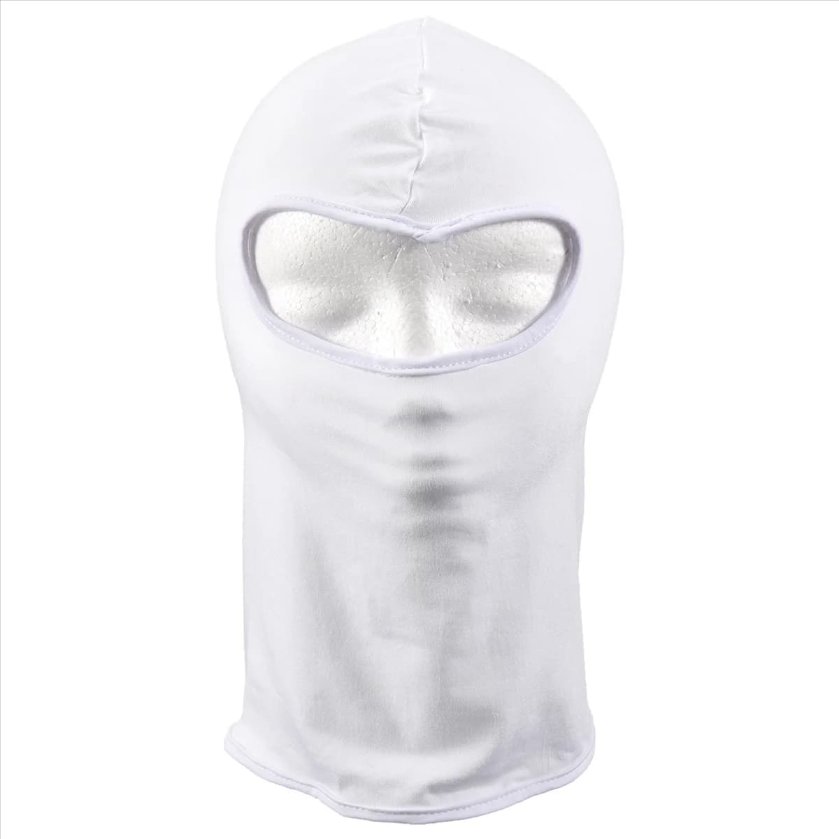 Outdoor Full Face Mask Spandex passamontagna sottile moto ciclismo sci CS maschera bianca
