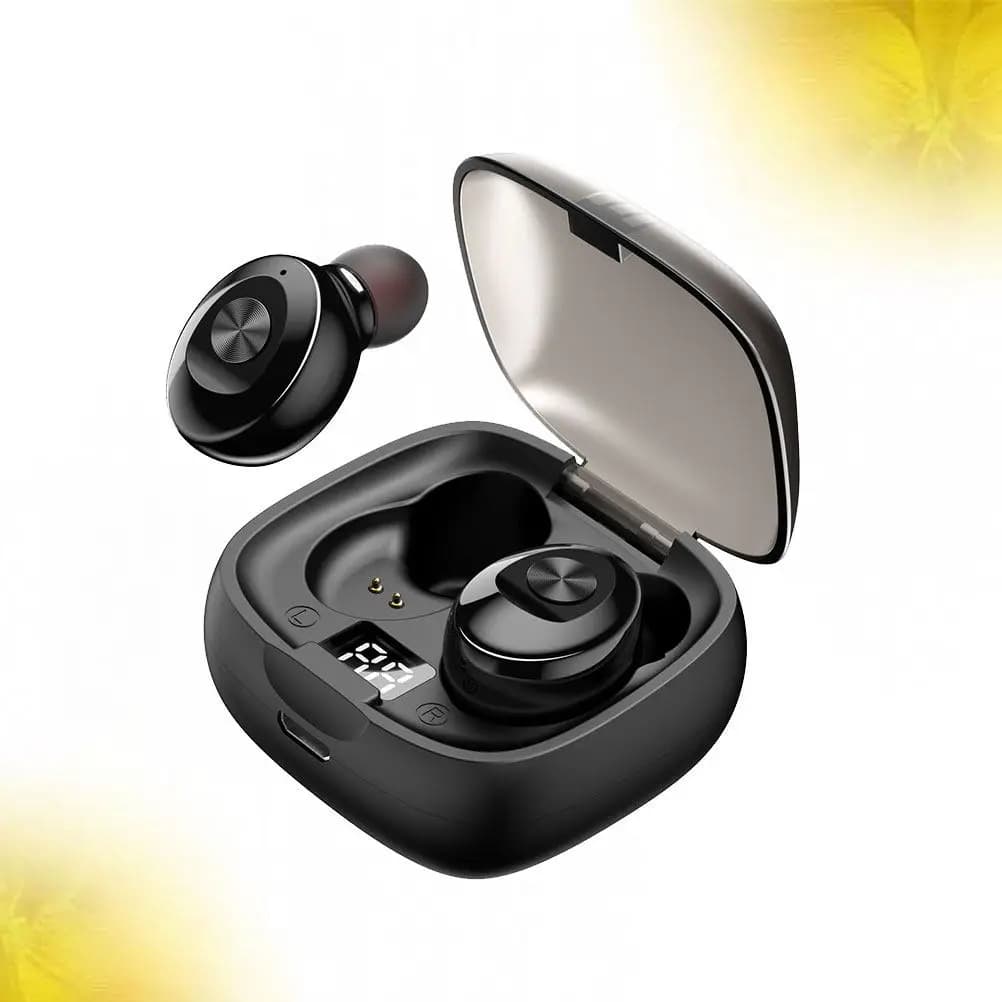 1 paio di auricolari Xg8 wireless dual-ear 5.0 mini in-ear ergonomici con riduzione del rumore, custodia di ricarica, auricolari per esterni