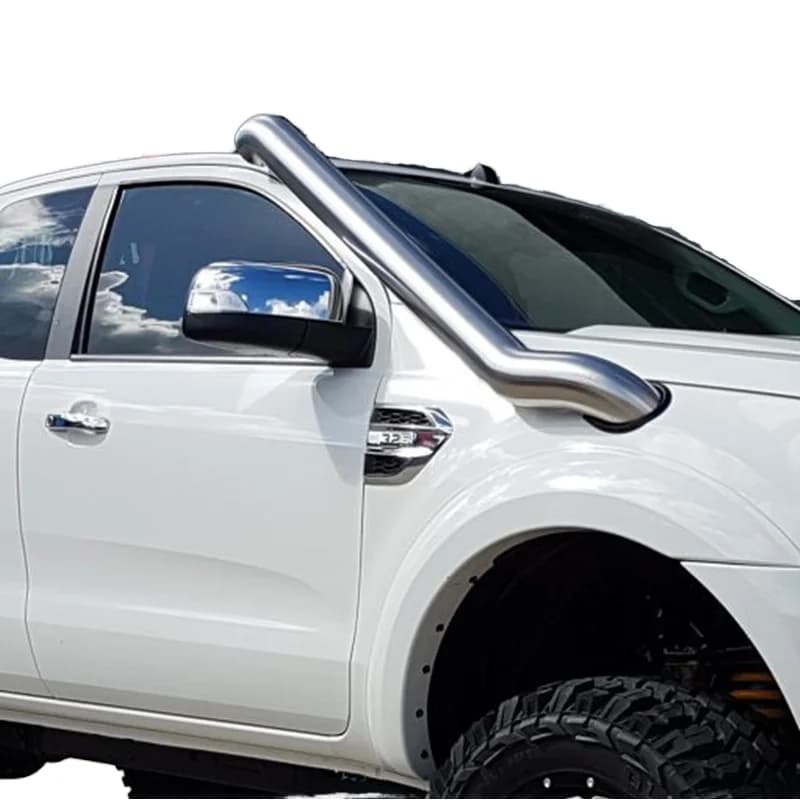 Snorkel per auto in acciaio inossidabile 4wd Snorkel argento fuoristrada per Ford Ranger T6/T7/T8 Snorkel per camion in acciaio inossidabile 4x4 GearUp Protezione motore