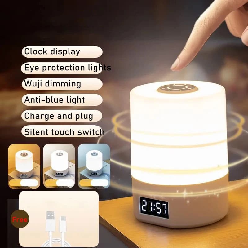 Table lamp Night USB LED lamp Switch Rechargeable desk lamp Watch Kitchen Corridor Wardrobe Bedroom Night light for the house Three colors