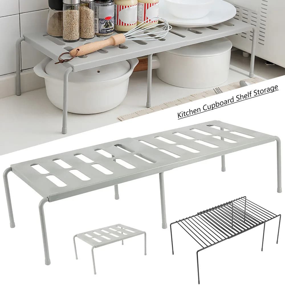 Multifunctional Expandable Expandable Sliding Shelving Kitchen Shelves Spacious House Wardrobes Shelf for crockery