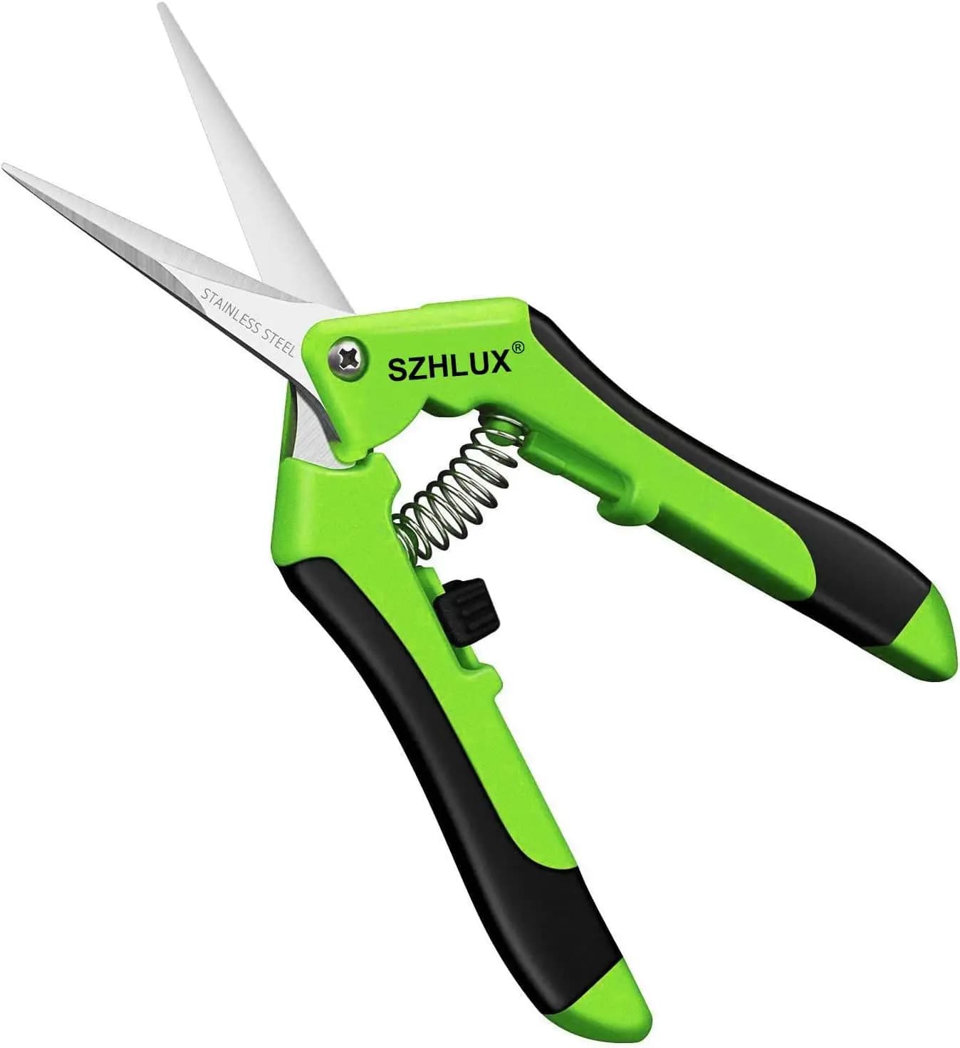 6,5'' Professional Power Scissors with Stainless Steel Blades, Ergonomic Handle for Easy Gardening