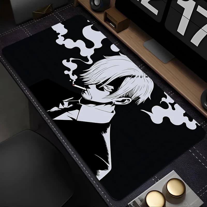 Tappetino per mouse One Piece Sanji 90x40 cm Accessori da gioco Gabinete Gamer xxl Tappetino per scrivania per computer Tappetino per tastiera antiscivolo Tappetino per mouse per tablet