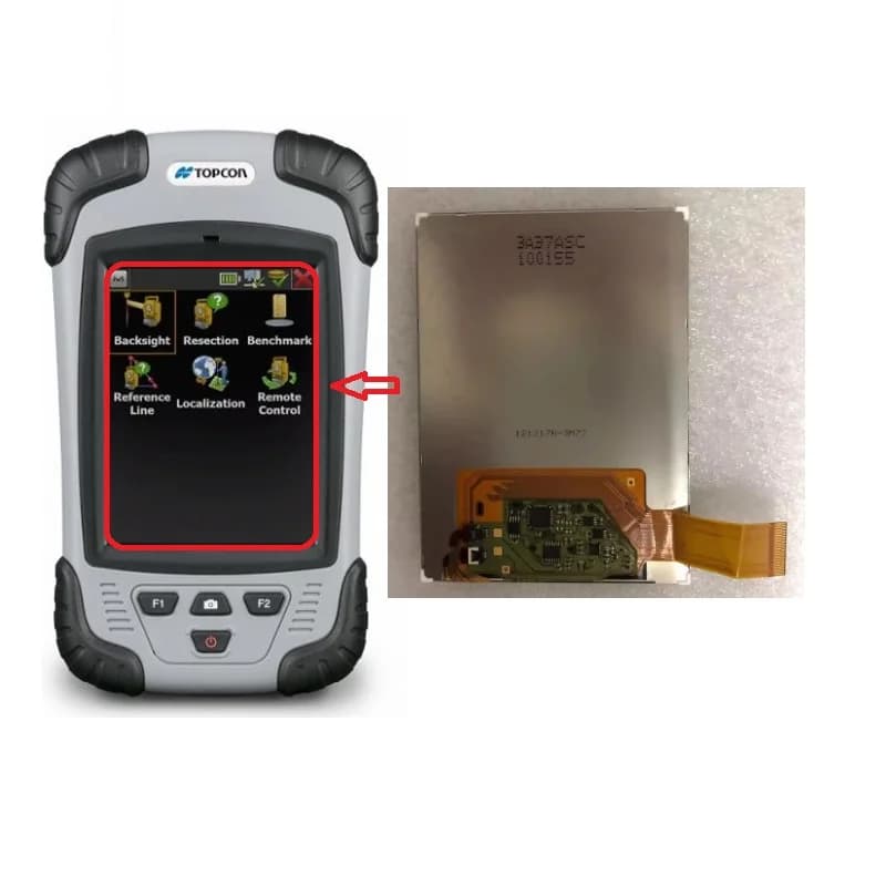 LCD con touch screen per Topcon COLECTORA S-10 all star Panel digitizer display DISPLAY