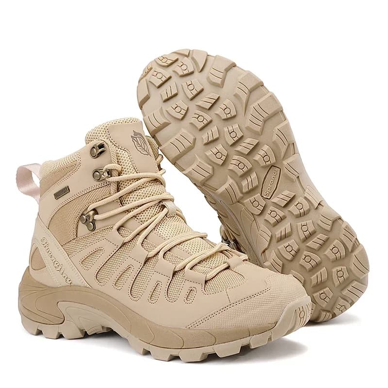 Scarpe da Trekking per Uomo, Stivali Antiscivolo Nuovi, Stivali Alti Leggeri, Resistenti all'Usura, Traspiranti, Casual da Passeggio per Uomo