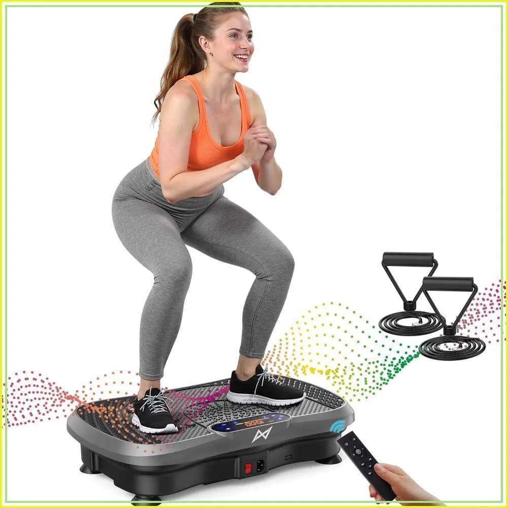 Vibration Plate Fitness Platform - Full Body Shaker for Weight Loss & Fat Burn, Home Gym Exercise Machine