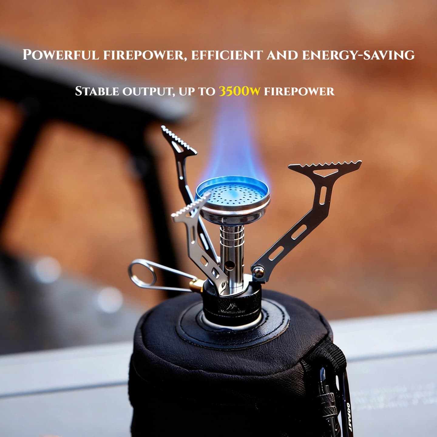 3500W Portable Gas Stove, High Power External Burner, Picnic Equipment and Tourism Survival