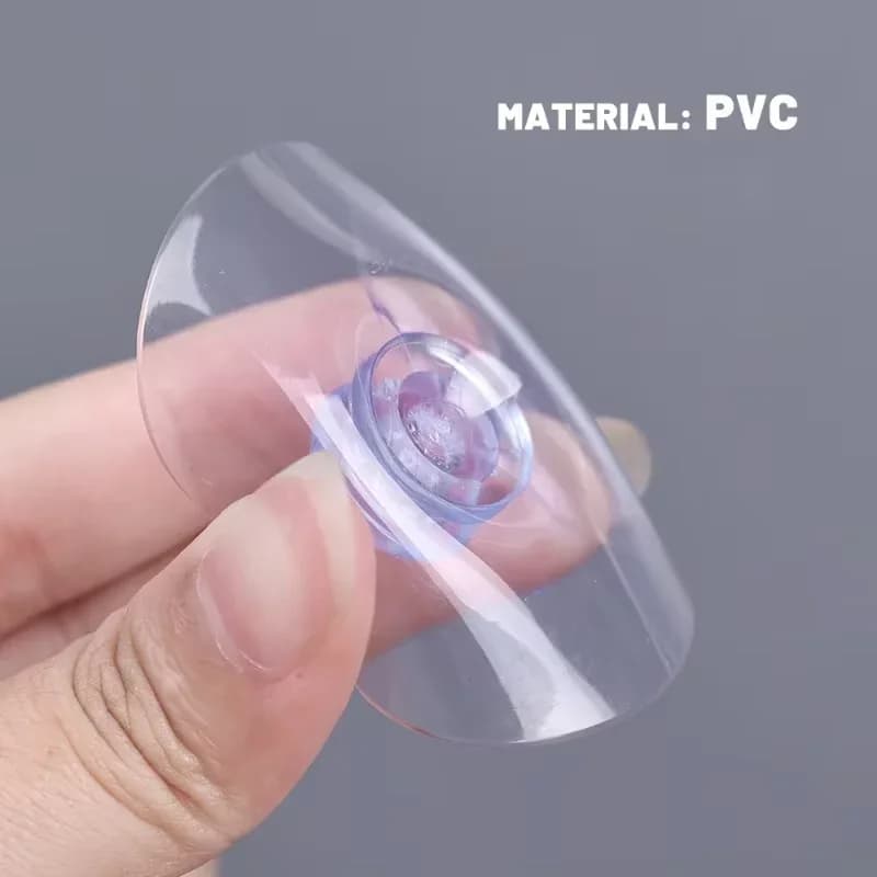 3-50 pezzi ventosa in PVC trasparente testa a fungo ventosa per finestra in vetro forte ventose a vuoto gancio portasciugamani per la decorazione domestica