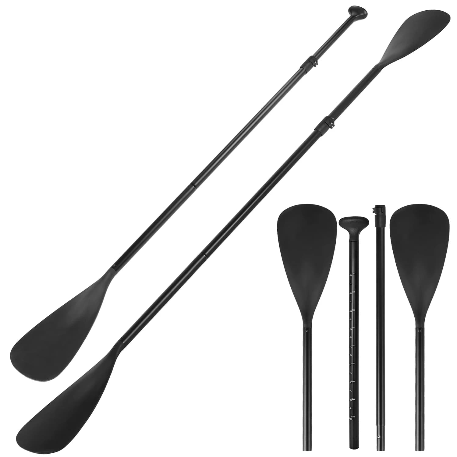4 pezzi a doppio scopo regolabile SUP Paddle Kayak Boat Stand Up Paddle Board