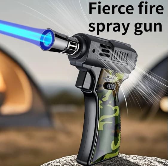 NUOVO Accenditore Portatile per Barbecue e Campeggio, Pistola Spray per Saldatura, Accessorio per Sigarette, Strumento EDC