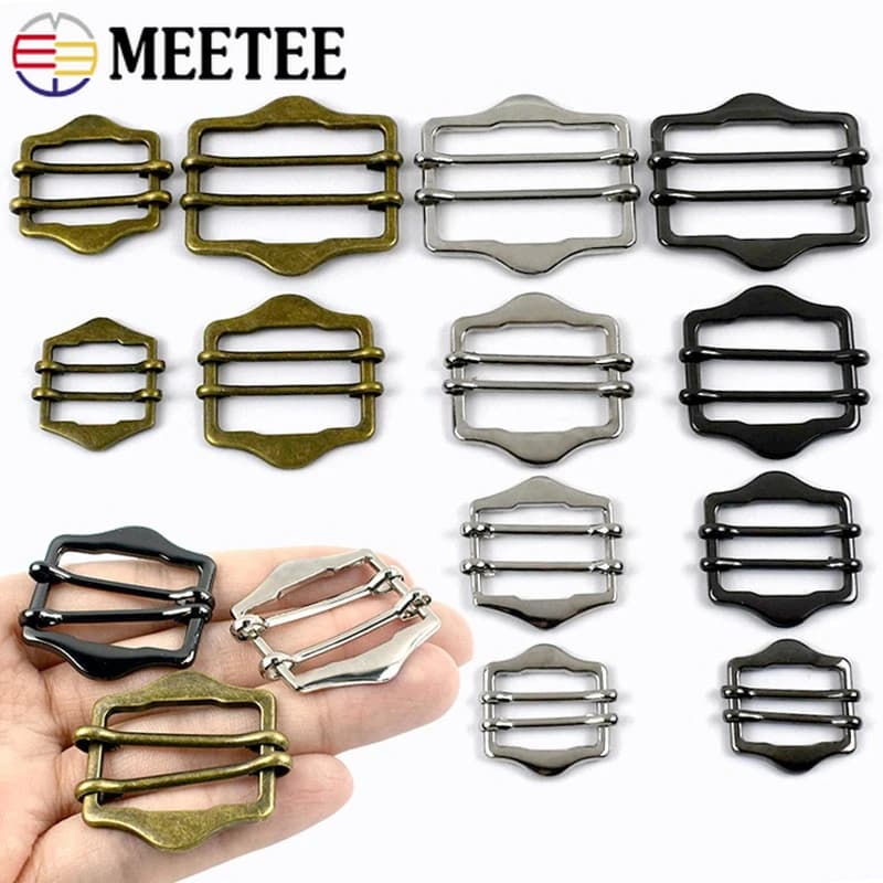 5/10/20Pcs 20/25/30mm fibbia in metallo per zaino cinturino in tessuto cursore ganci ad anello fibbie ad ardiglione chiusura accessori per cucire in pelle fai da te