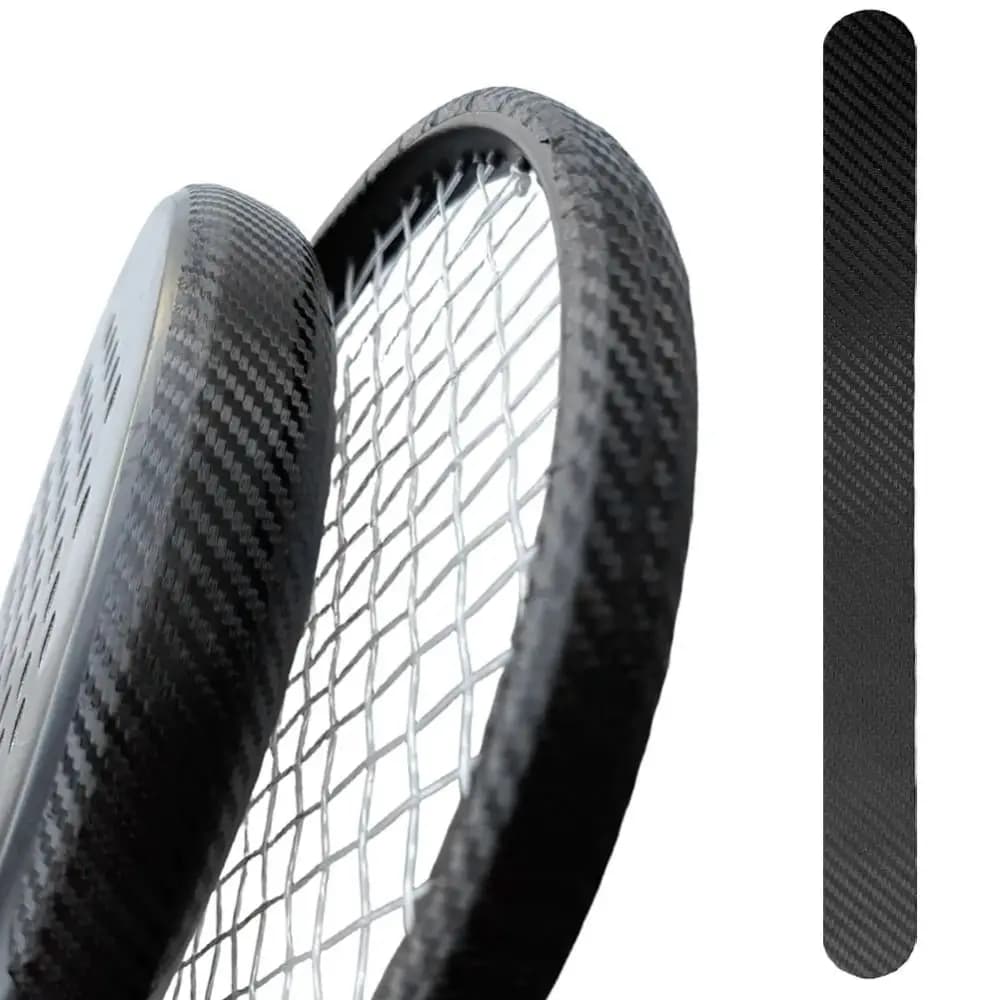 Nastro Protettivo Premium in TPU per Racchette da Tennis 37cm, Adesivo Resistente all'Usura per Testa Racchetta, Protezione Impermeabile e Durevole per Telaio Racchette da Squash