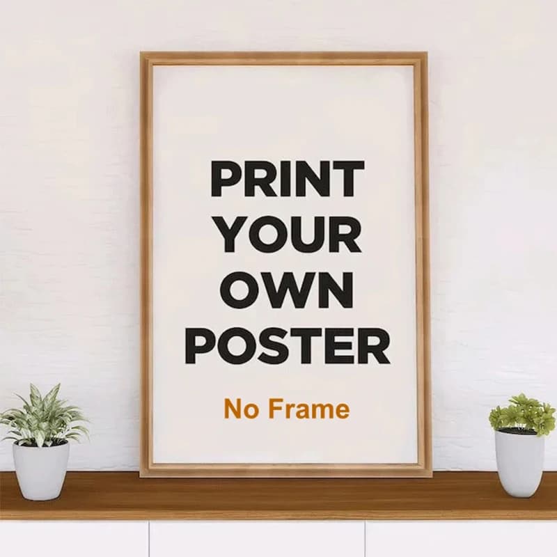 1pc personalizzato ritratto paesaggio poster stampa personalizzata senza cornice tela foto regalo personalizzato decorazioni per la casa per soggiorno