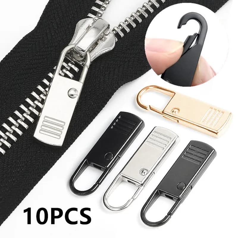 Hinge slider extractor repair kit for instant zipper spare for travel bag with broken buckle Valigia Head with hinge Crafts for DIY sewing