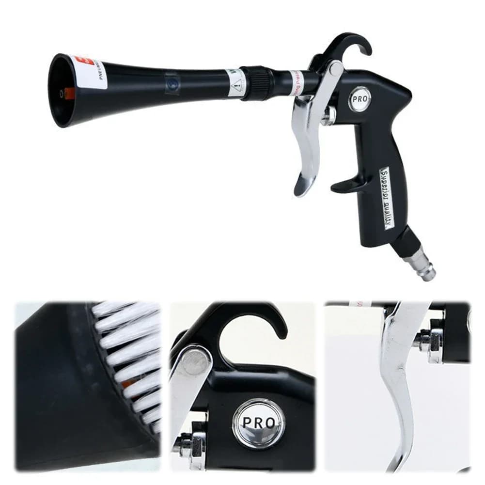 Pistola per autolavaggio ad aria compressa Resistente al calore Pistola per pulizia auto professionale Strumento per soffiaggio polvere per elettrodomestici Computer Attrezzature per ufficio