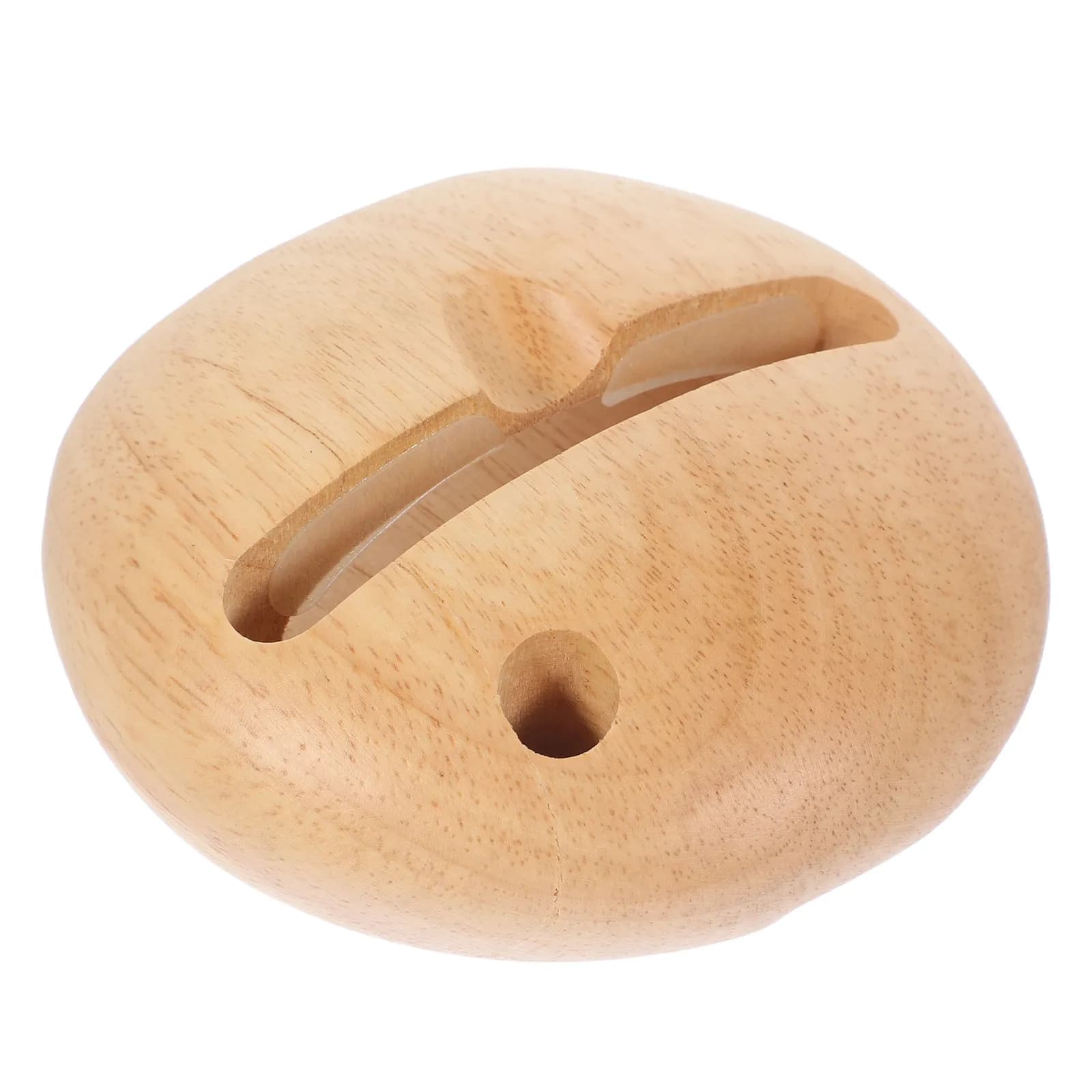 Eco Friendly Wooden Smartphone Stand Sound Amplifying Cell Phone Holder Desktop Bracket Prevents Sliding Ideal Gift