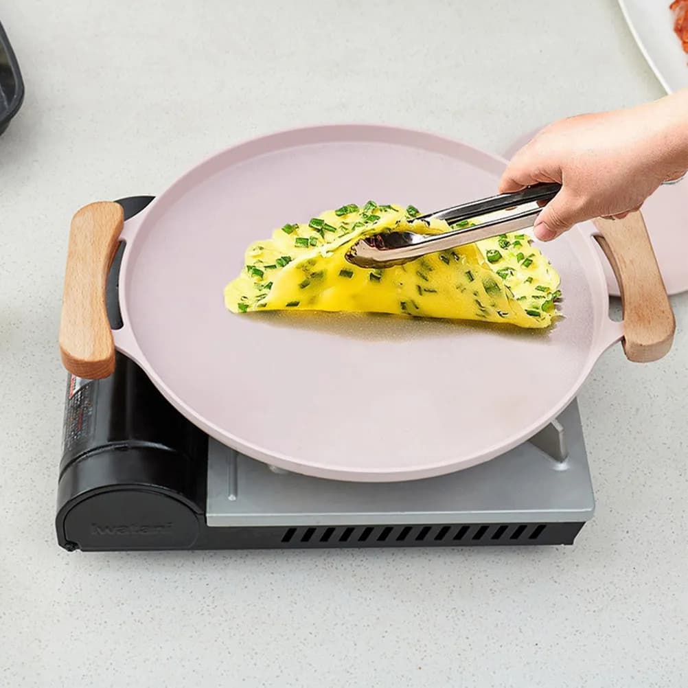 2 Pieces Covers Handles in Wood Anti-coating, Mirrors and Heat Resistant, Insulating and Anti-slip for Plates and Pots