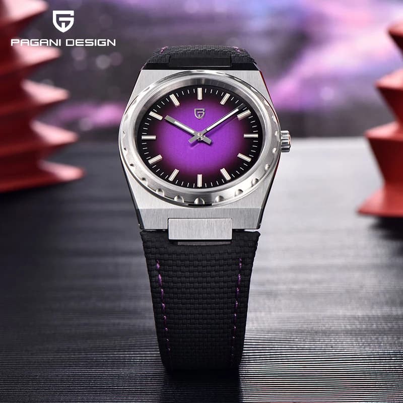 PAGANI DESIGN 2025 nuovo orologio al quarzo da uomo sottile 7MM VJ21 37MM zaffiro acciaio inossidabile impermeabile 10Bar luminoso C3 reloj hombre