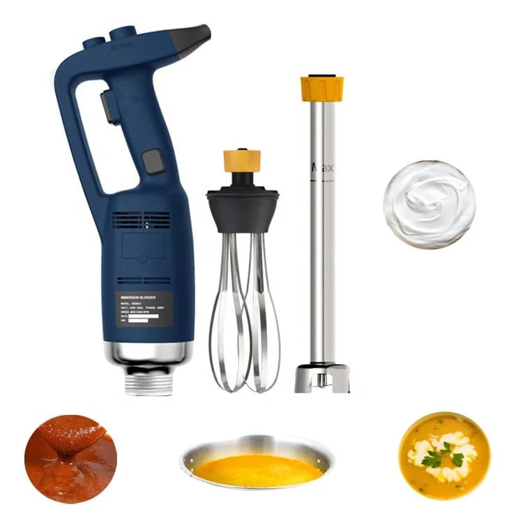 Commercial Heavy Duty Manual Dip Blender For Cream Soup Sauce Durable Fruit Work Parts For Bakery Equipment