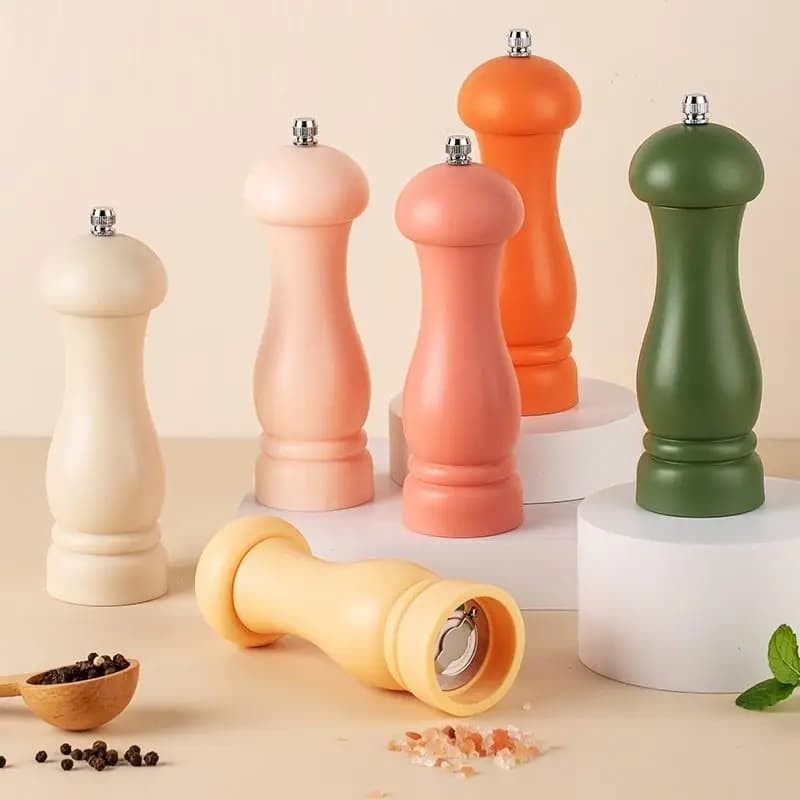 Ceramic Core Salt and Pepper Grinder Adjustable Kitchen Manual Spice Mill for Cooking Preparation Table
