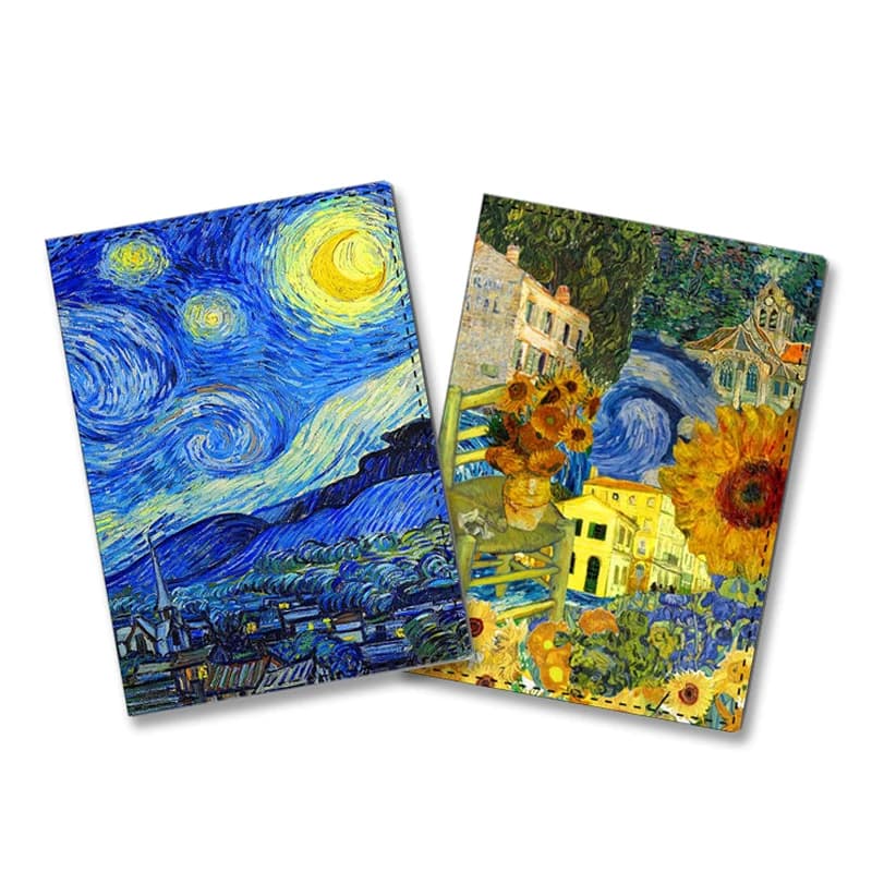 Nuova copertina per passaporto creativa con pittura a olio di Van Gogh Donna Uomo Accessori da viaggio Il design della notte stellata Porta passaporto protetto