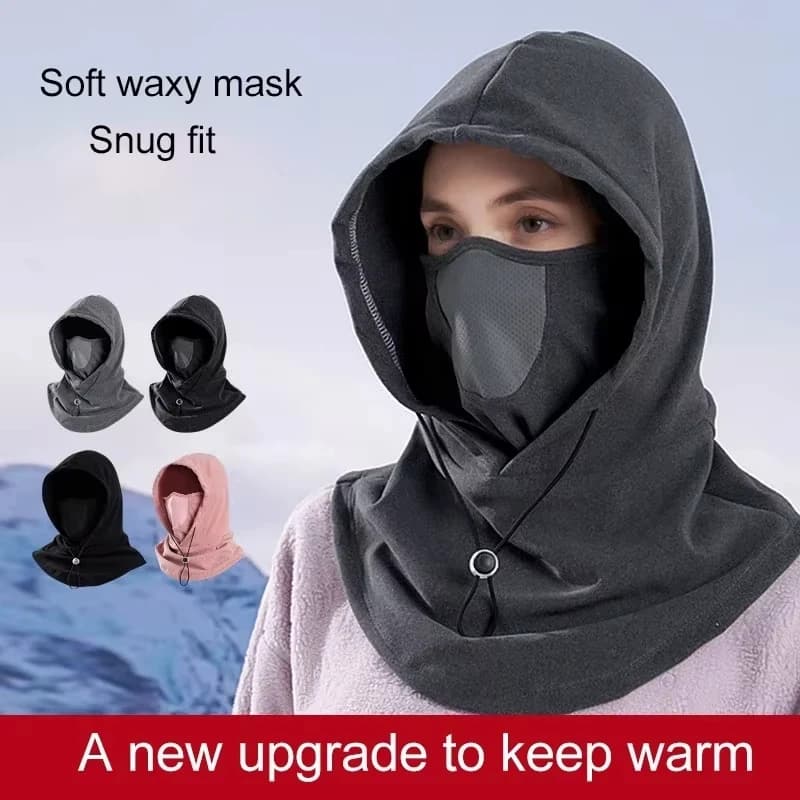 1 piece of windproof hat for autumn and winter cycling, scarf and neck cover, unisex ski hat, warm neck cover, outdoor face mask