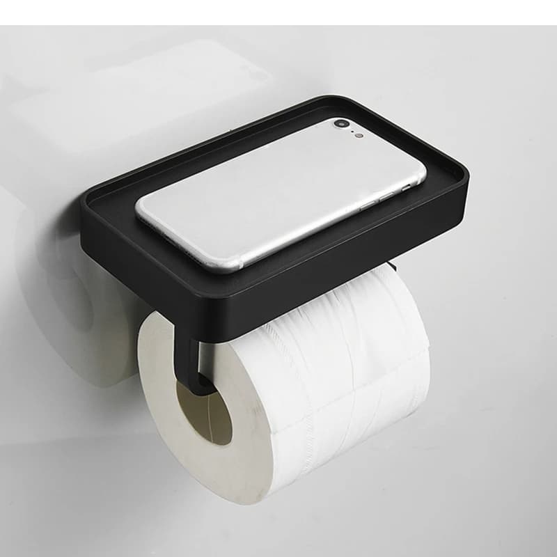 Porta asciugamani di carta in lega di zinco Porta fazzoletti in rotolo Scaffali per WC Scaffali da bagno a parete per uso domestico