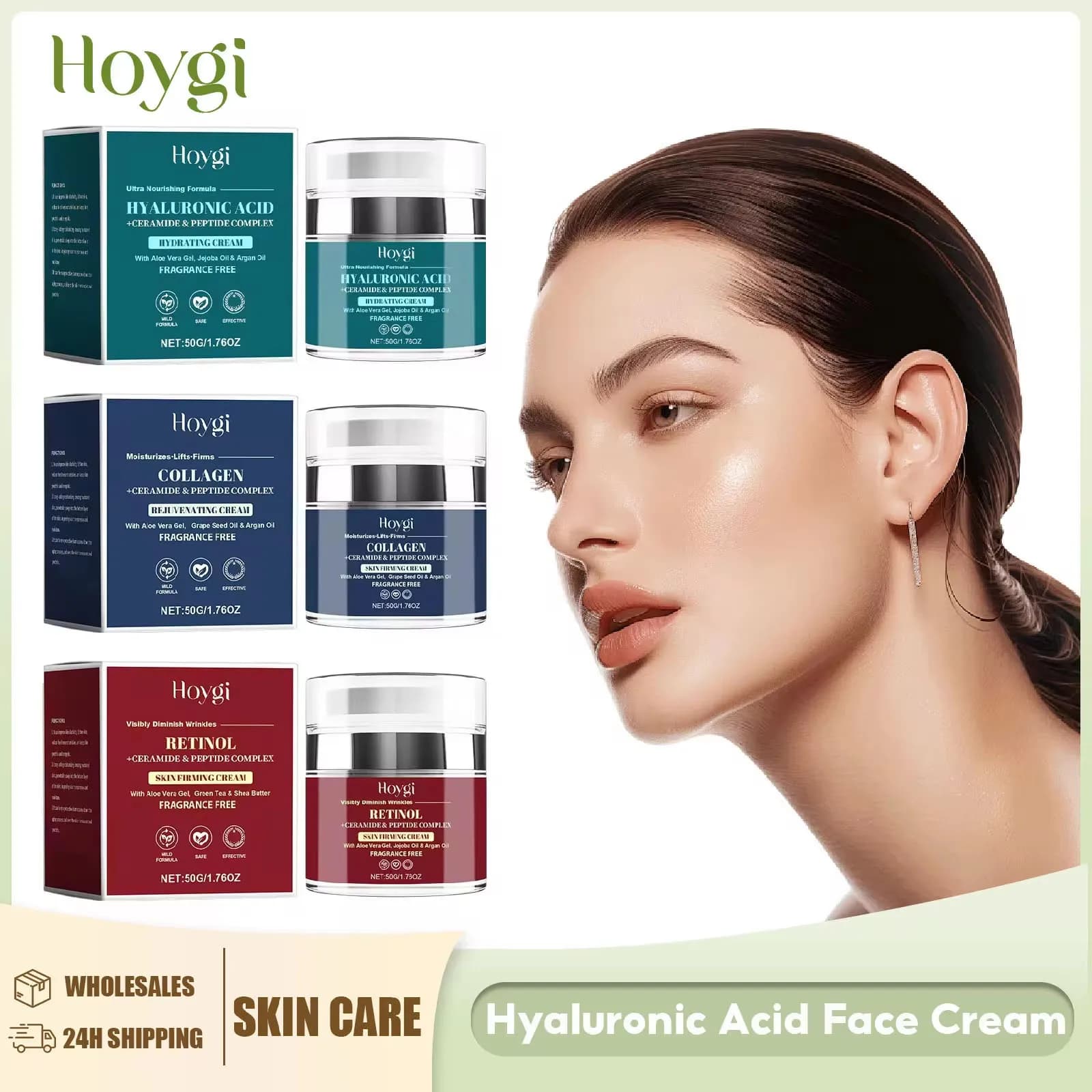 Collagen cream to retinol Remove dark spots Radiant Lift Dissolvency Thin Line Improves dryness Repair Hyaluronic Acid Moisturizing Cream