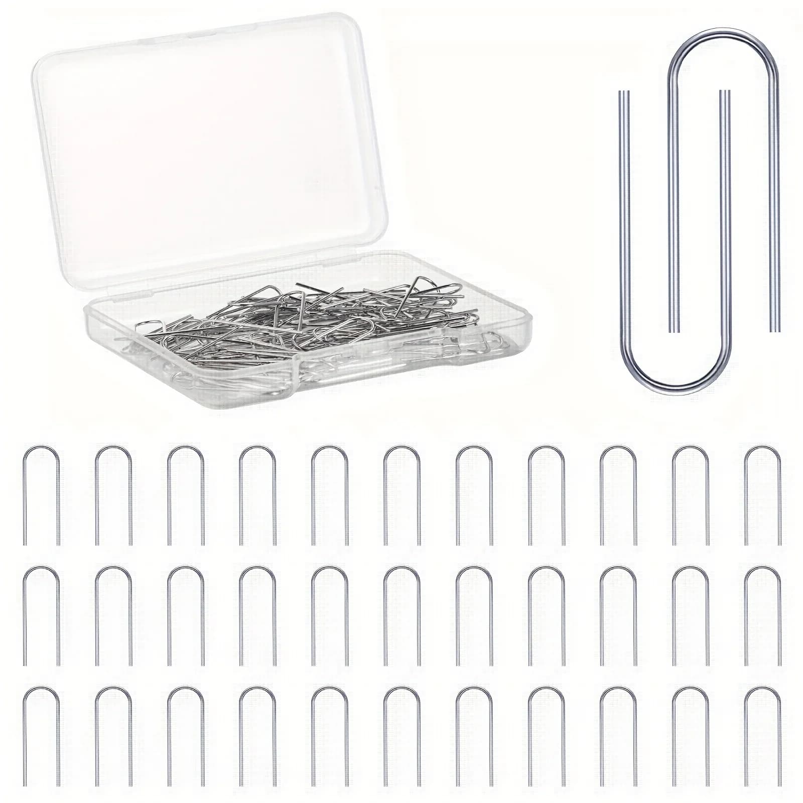 1 box/100 pieces U-shaped titanium steel lifting rings or ceramic ornaments, glass designs, china with 1 plastic container