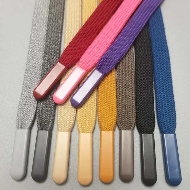 1 pz maglione cappello con coulisse testa di metallo colorato cava cintura piatta corda pantaloni sportivi corda in vita 1.4 metri accessori di abbigliamento fai da te