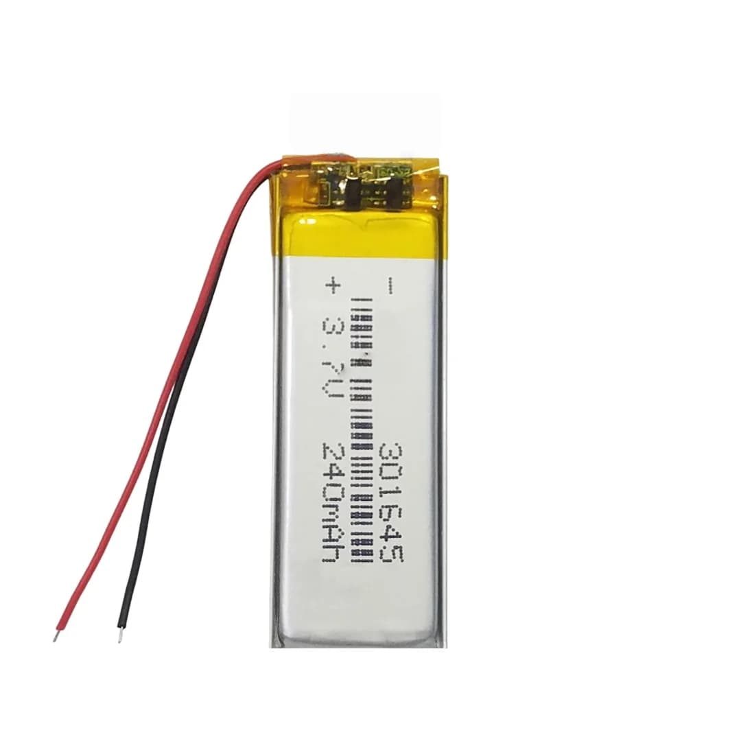 Batteria al Litio 240mAh Compatibile con 031645 301550 per Dash Cam, Registratore Vocale, Penna di Lettura