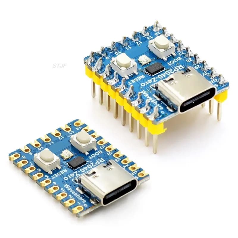 RP2040-Zero RP2040 per Raspberry Pi, Scheda di Sviluppo Microcontrollore PICO, Modulo con Processore Dual-core Cortex M0+, 2MB di Memoria Flash