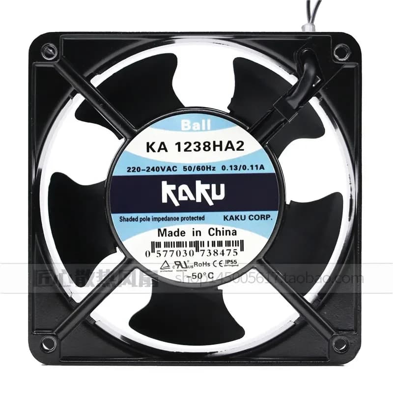 Original Genuine KAKU Card KA1238HA2 for 220V High Temperature Heat Dissipation Axial Flow Fan
