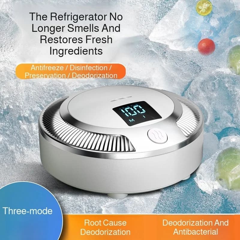 Digital Display Air Purifier Ozone Generator Indoor Odor Eliminator Smoke Remover Portable Deodorizer Bedroom Living Room