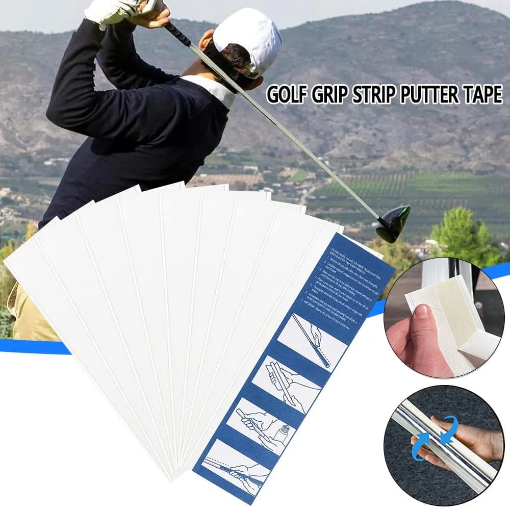 26/13 pezzi Nastro adesivo per impugnatura da golf Strisce adesive biadesive per la raccolta delle mazze da golf Installazione Nastro per putter con striscia per impugnatura da golf