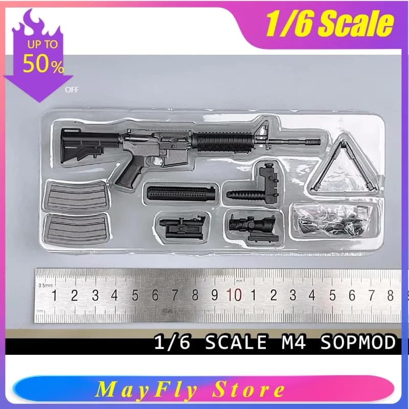 Fucile Sterling SMG M870 G-3 in Scala 1/6, Modello in Plastica MK5K, Accessorio per Action Figure da 12 Pollici