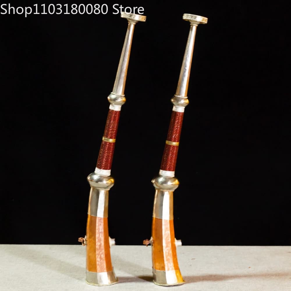 47cm Red copper White copper Kangling Gangdong Tibetan Buddhist ritual implements