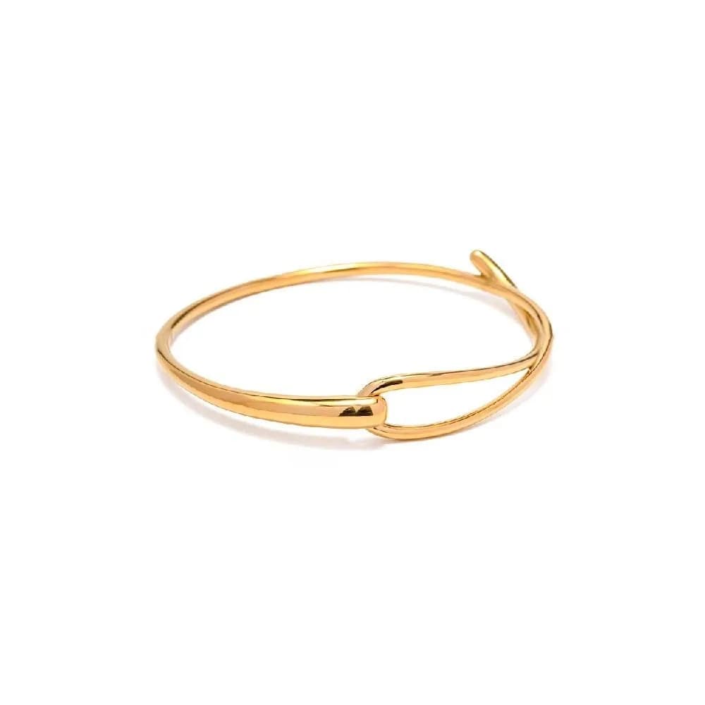 Bracciali a Cerchio Intrecciati, Non Ossidabili, con Gancio Sottile, Flessibili, Ipoallergenici, per la Mamma Lavoratrice