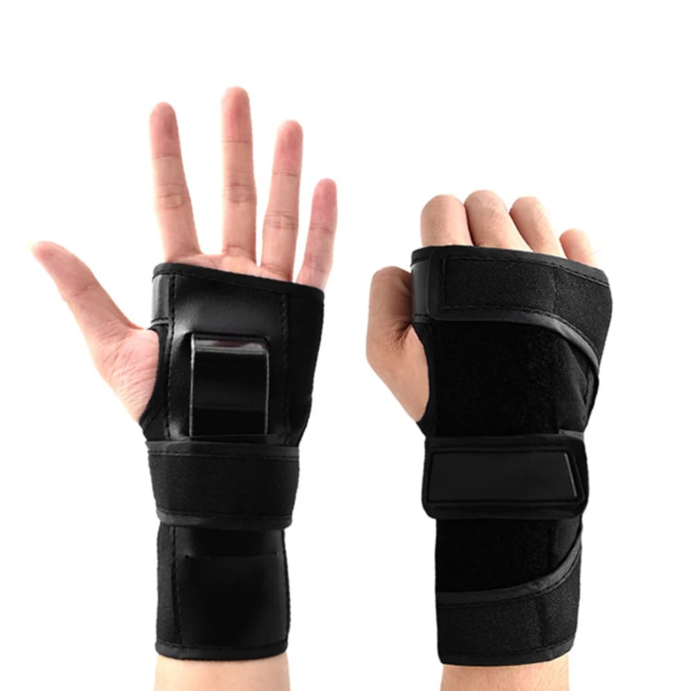 Protezioni per i polsi Guanti Protezione protettiva con cuscinetti di protezione per i palmi Sport Sci Pattinaggio Protezioni per i polsi Guanti per adulti/giovani