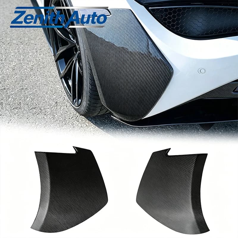 2017-2022 For McLaren 720S Carbon Fiber Rear Lateral Splitter Bumper Diffuser Exterior Accessories 2PCS