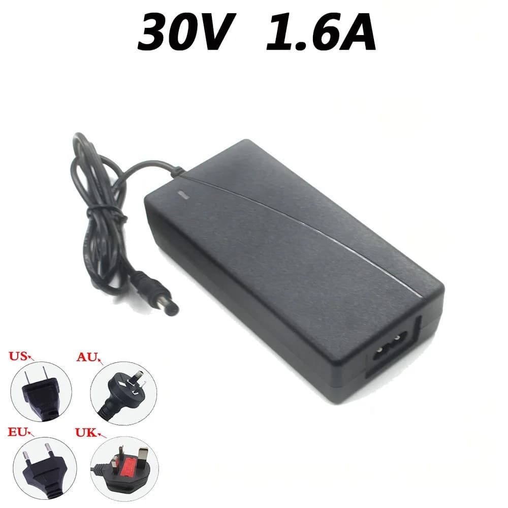 AC 100-240V a DC 30V 1.6A 48W adattatore di alimentazione alimentatore Switching caricabatterie per striscia LED RGB 30V 1600mA