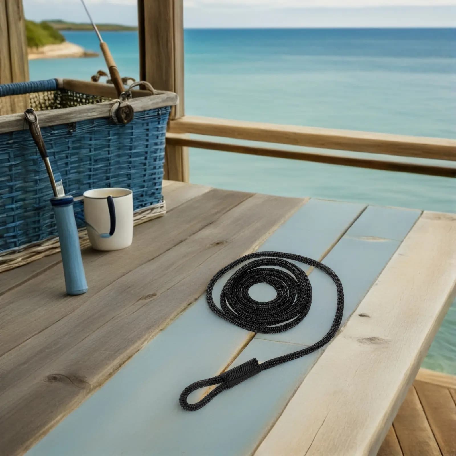 2Pcs Smooth Texture Marine Dock Line 1.5m for Yacht Ball Heavy Duty Polyester PP Rope Easy Handling Mooring Rope Boat