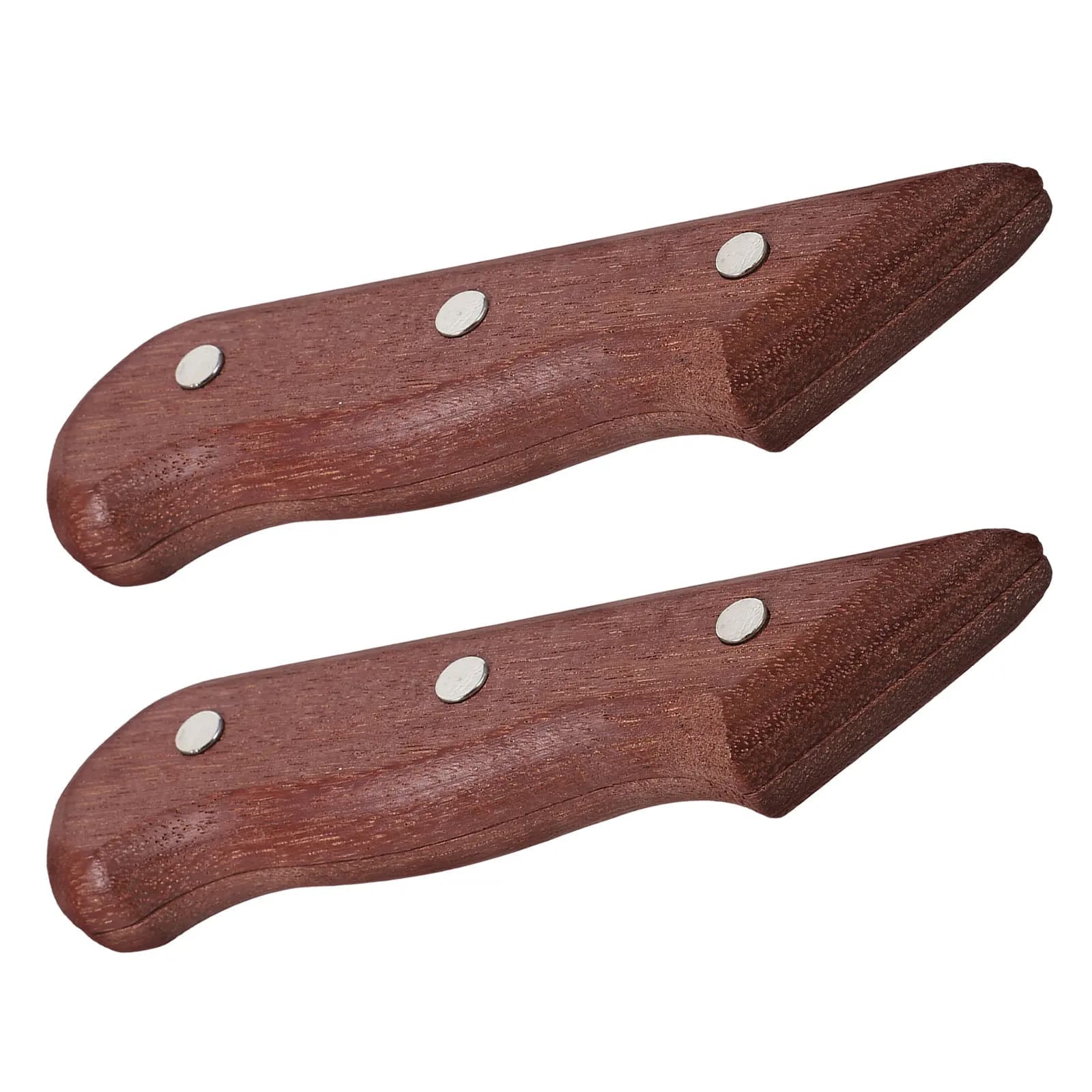 2 Spare parts for Kitchen knife, Wood handle, Easy to install repair parts, DIY-Te accessory for kitchen tools repair