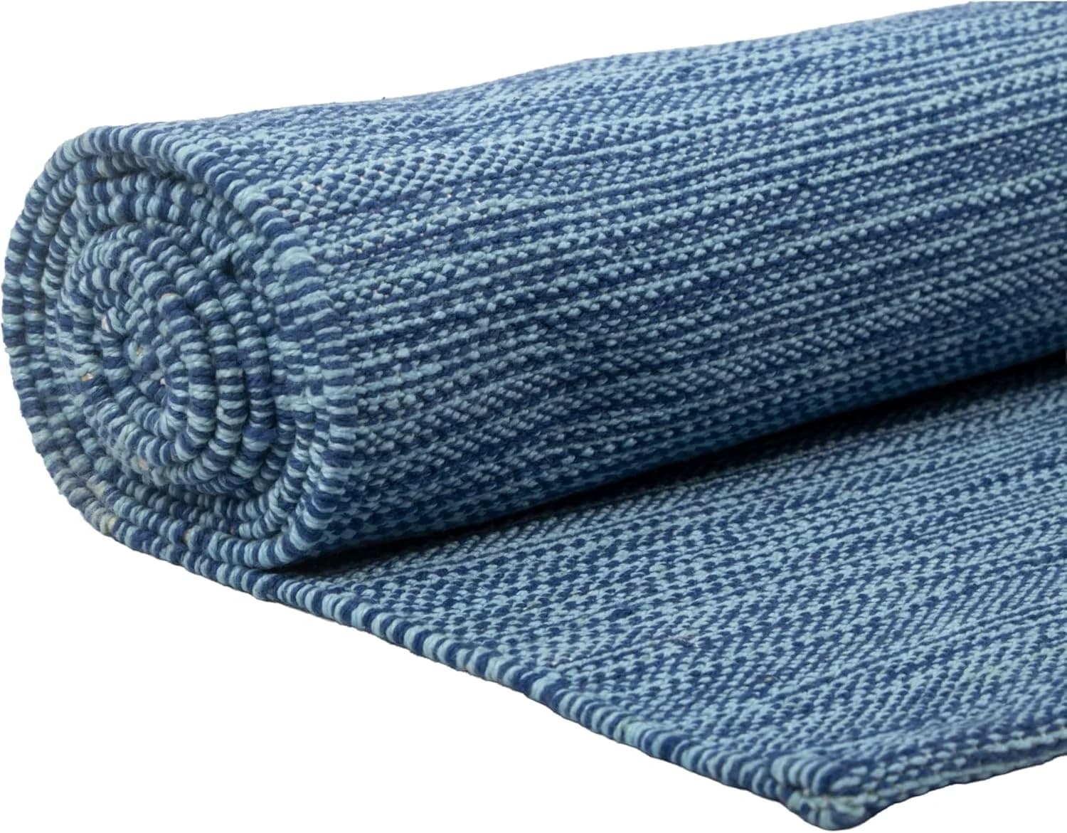 Yoga Mat in Organic Cotton Made in Hand - Non Toxic, Without Chemical Substances, Fully Natural, Absorbent and Washable - 198 cm x 69 cm