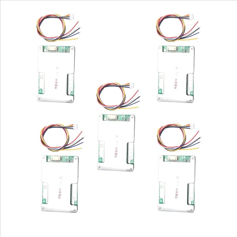 Scheda di protezione del caricabatteria al litio Li-Iron 5X 4S 12V 120A BMS con bilanciamento della batteria di alimentazione