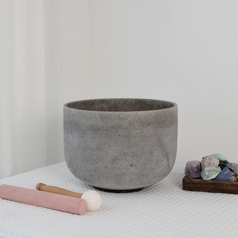 Obsidian Alchemy Quartz Crystal Singing Bowls 432Hz Sound Therapy Crystal Healing Bowl Sound Healing Instruments for Meditacion