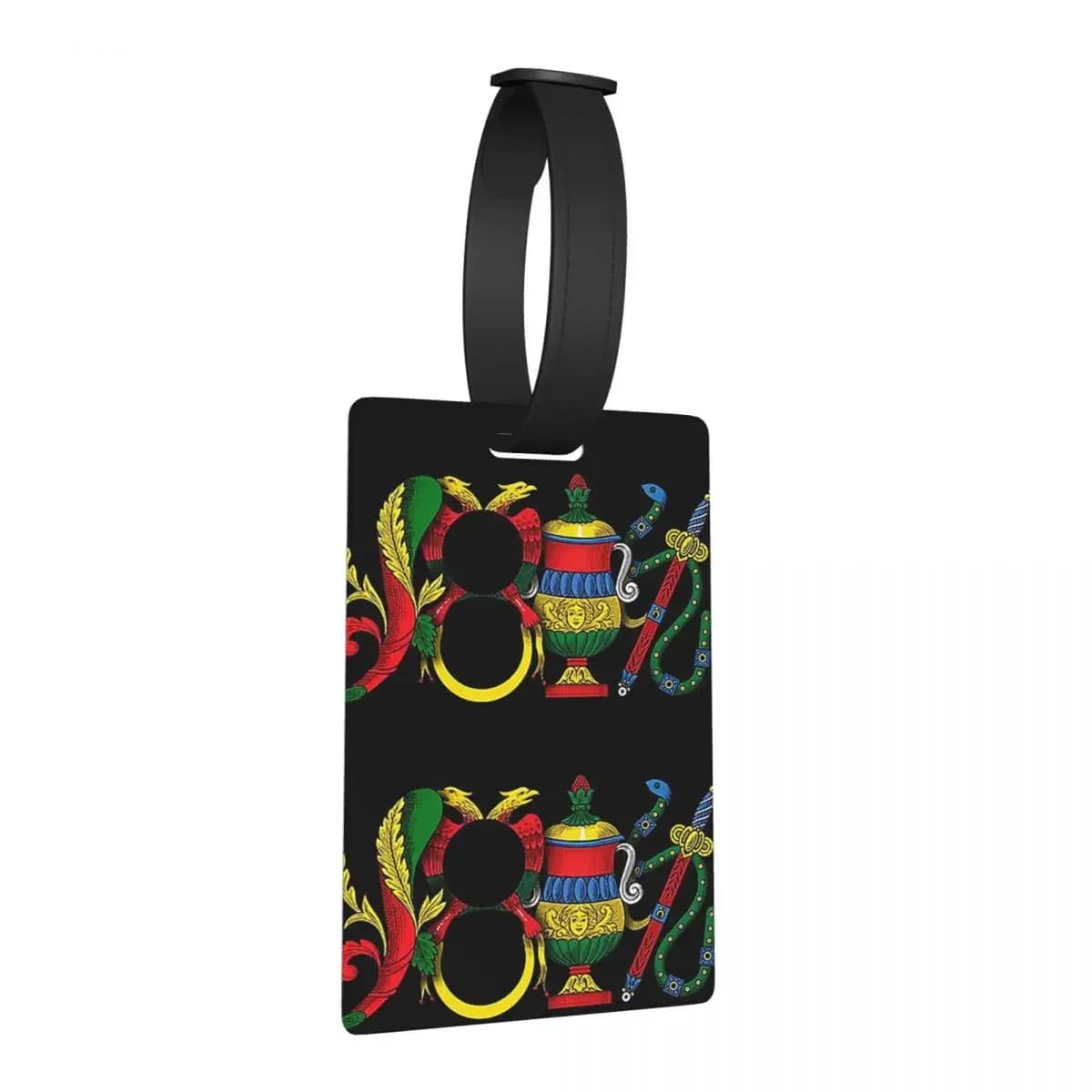 Italian Aces Briscola Scopa Card Etichette per bagagli Accessori per valigie Etichetta per imbarco per bagagli portatile Porta etichette ID Nome Indirizzo
