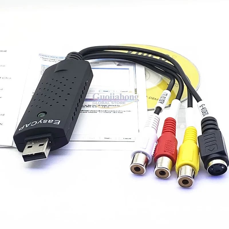 EasyCap USB Video Capture USB Single Capture Card Supporta Win7 DVD Maker